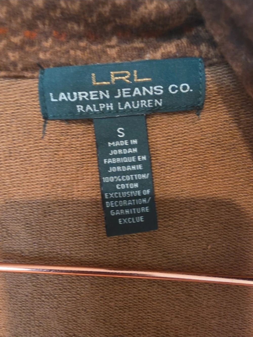 LRL Lauren Jeans Co. Ralph Lauren Brown Blazer